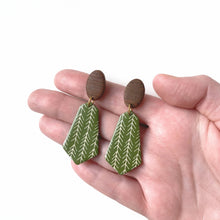 Load image into Gallery viewer, NOELLE earrings in olive
