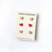 Load image into Gallery viewer, mini heart stud pack
