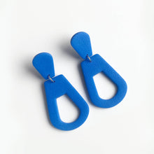 Load image into Gallery viewer, ROWAN earrings in cerulean blue
