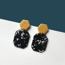 Load image into Gallery viewer, SADIE earrings in black &amp; white
