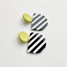 Load image into Gallery viewer, WINONA earrings in stripes

