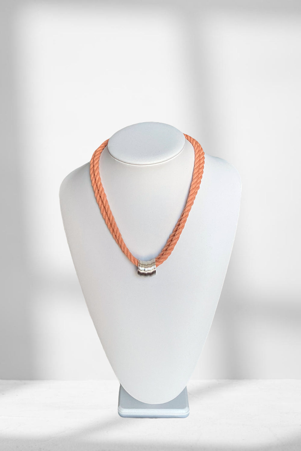 cotton cord necklace