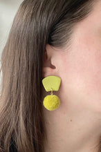 Load image into Gallery viewer, DOLLY earrings in chartreuse
