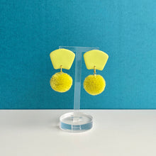 Load image into Gallery viewer, DOLLY earrings in chartreuse

