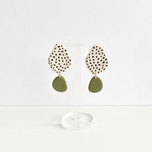Load image into Gallery viewer, CYNTHIA earrings in olive
