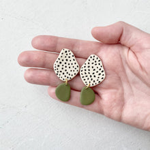Load image into Gallery viewer, CYNTHIA earrings in olive

